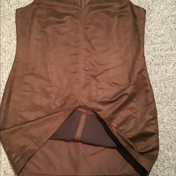 Women’s size XXL new with tags v neck jumper dress brown - Picture 5 of 8